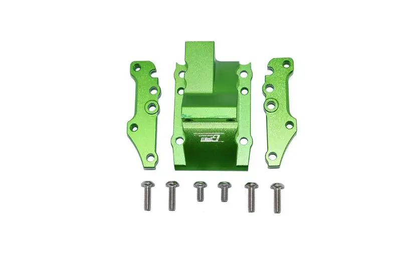 Aluminum Front Or Rear Gear Box Cover For Tamiya 1/10 4Wd Ta08 Pro 58693 - 9Pc Set Green 1
