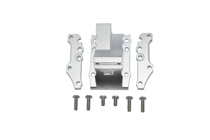 Aluminum Front Or Rear Gear Box Cover For Tamiya 1/10 4Wd Ta08 Pro 58693 - 9Pc Set Silver 1
