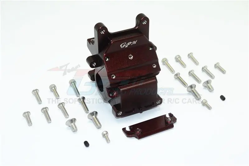 Aluminum Front Or Rear Gear Box For Arrma 1/8 Kraton, Outcast, Notorious, Typhon, Talion, 1/7 Infraction, Infraction V2, Limitless, Fireteam, 1/10 Senton - 1 Set - Brown 1