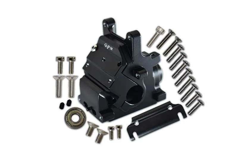Aluminum Front Or Rear Gear Box For Arrma 1:8 Kraton / Outcast / Notorious / Typhon / Talion / Kraton V5 / Notorious V5 / 1:7 Infraction / Infraction V2 / Limitless / Fireteam / 1:10 Senton - Black 1