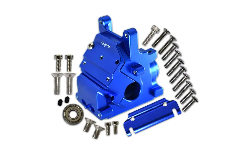 Aluminum Front Or Rear Gear Box For Arrma 1:8 Kraton / Outcast / Notorious / Typhon / Talion / Kraton V5 / Notorious V5 / 1:7 Infraction / Infraction V2 / Limitless / Fireteam / 1:10 Senton - Blue 1
