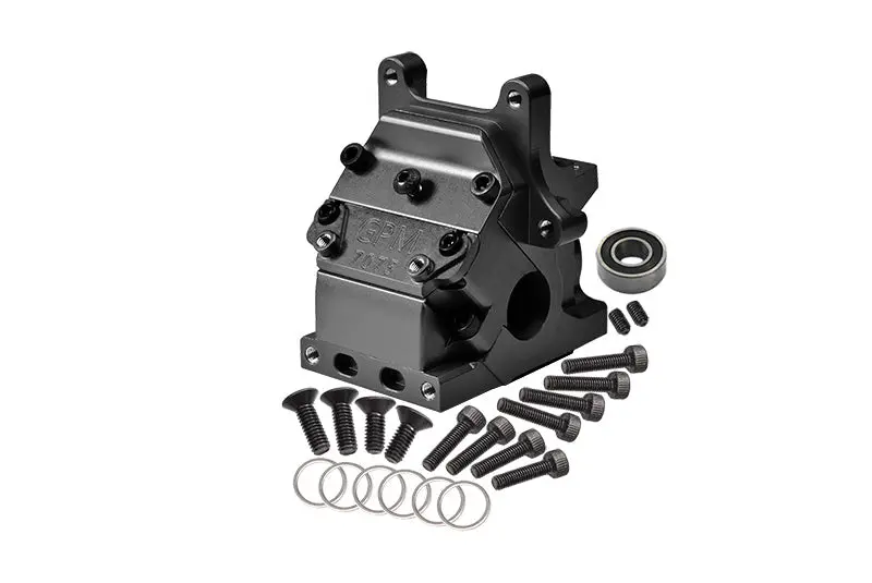 Aluminum Front Or Rear Gear Box For Arrma 1:8 Kraton / Talion / Outcast / Typhon / Notorious / Kraton Exb / 1:7 Infraction / Limitless / Mojave / Mojave Exb / Fireteam / Felony / 1:10 Senton - Black 1