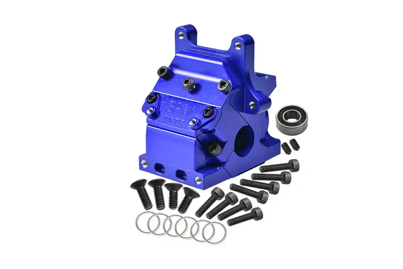Aluminum Front Or Rear Gear Box For Arrma 1:8 Kraton / Talion / Outcast / Typhon / Notorious / Kraton Exb / 1:7 Infraction / Limitless / Mojave / Mojave Exb / Fireteam / Felony / 1:10 Senton - Blue 1