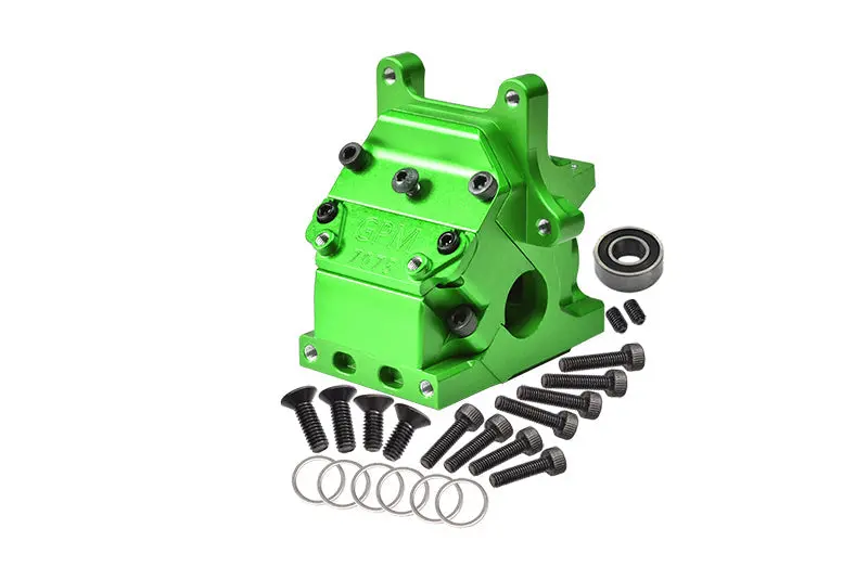 Aluminum Front Or Rear Gear Box For Arrma 1:8 Kraton / Talion / Outcast / Typhon / Notorious / Kraton Exb / 1:7 Infraction / Limitless / Mojave / Mojave Exb / Fireteam / Felony / 1:10 Senton - Green 1