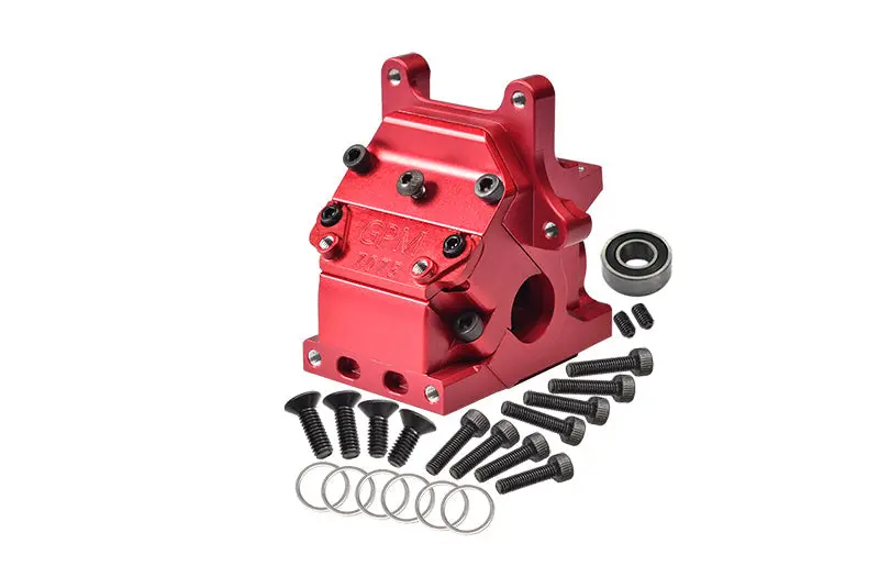 Aluminum Front Or Rear Gear Box For Arrma 1:8 Kraton / Talion / Outcast / Typhon / Notorious / Kraton Exb / 1:7 Infraction / Limitless / Mojave / Mojave Exb / Fireteam / Felony / 1:10 Senton - Red 1