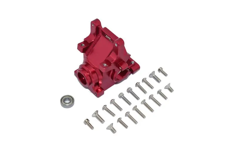 Aluminum Front Or Rear Gear Box (Without Carrier) For Arrma 1:8 Kraton / Talion / Outcast / Notorious / Typhon / Kraton V5 / Notorious V5 / 1:7 Infraction / Limitless / Mojave - 20Pc Set Red 1