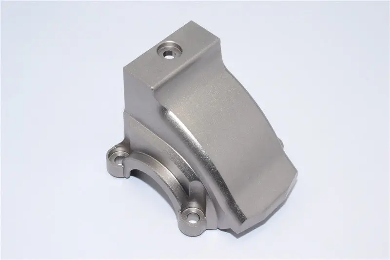 Aluminum Front Or Rear Gearbox Cover For Traxxas 1:5 X Maxx 6S / X Maxx 8S / Xrt 8S Monster Truck Upgrades - 1Pc Gray Silver 1