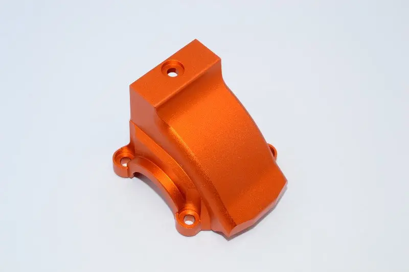Aluminum Front Or Rear Gearbox Cover For Traxxas 1:5 X Maxx 6S / X Maxx 8S / Xrt 8S Monster Truck Upgrades - 1Pc Orange 1