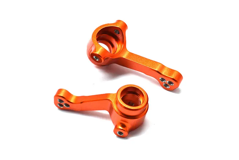 Aluminum Front Or Rear Knuckle Arms For Tamiya 1/10 4Wd Ta08 Pro 58693 - 2Pc Set Orange 1