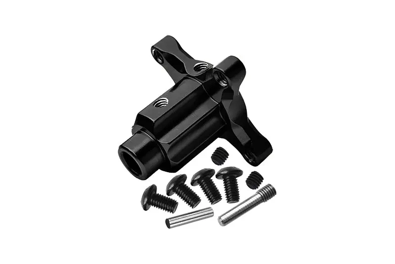 Aluminum Front Or Rear Or Center Differential Outputs For Arrma 1:8 Kraton / Outcast / Notorious / Typhon / Talion / Kraton V5 / Notorious V5 / 1:10 Senton - 1Pc Set Black 1