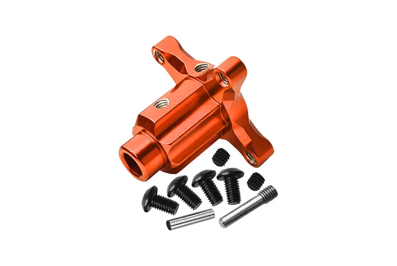 Aluminum Front Or Rear Or Center Differential Outputs For Arrma 1:8 Kraton / Outcast / Notorious / Typhon / Talion / Kraton V5 / Notorious V5 / 1:10 Senton - 1Pc Set Orange 1