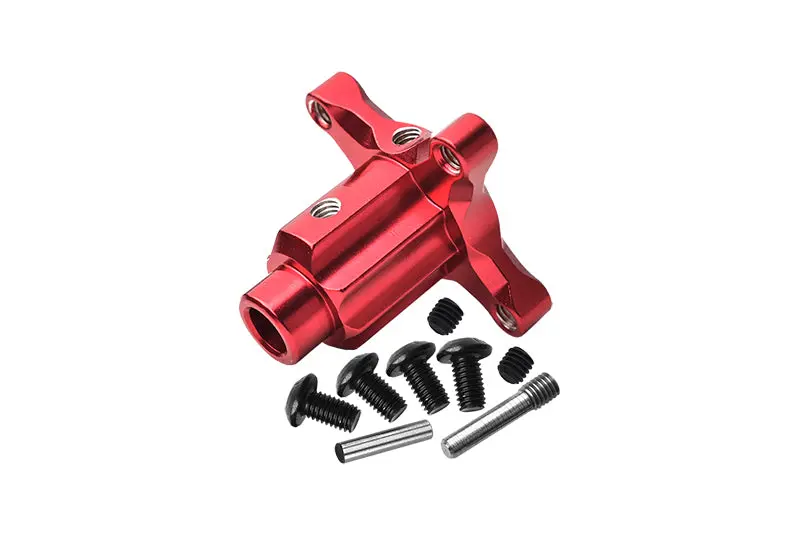Aluminum Front Or Rear Or Center Differential Outputs For Arrma 1:8 Kraton / Outcast / Notorious / Typhon / Talion / Kraton V5 / Notorious V5 / 1:10 Senton - 1Pc Set Red 1