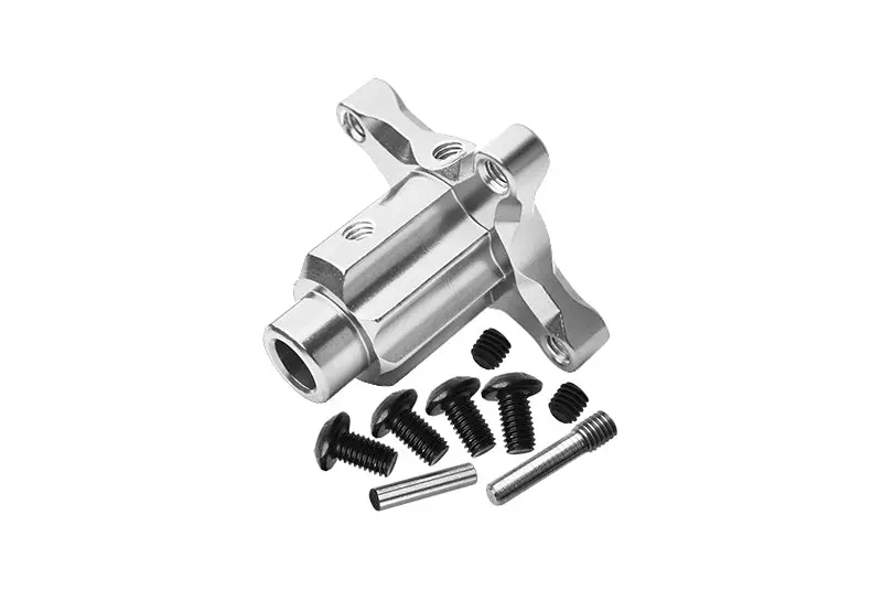 Aluminum Front Or Rear Or Center Differential Outputs For Arrma 1:8 Kraton / Outcast / Notorious / Typhon / Talion / Kraton V5 / Notorious V5 / 1:10 Senton - 1Pc Set Silver 1