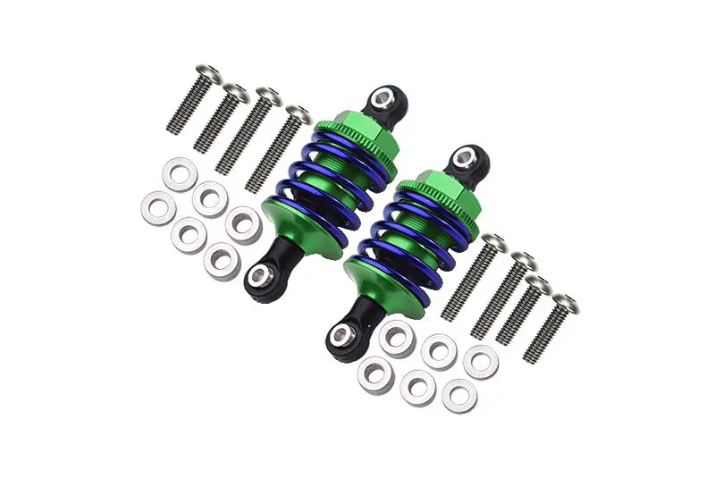 Aluminum Front Or Rear Spring Dampers (47Mm) For 1:10 R/C Car Upgrade Parts - Green 1