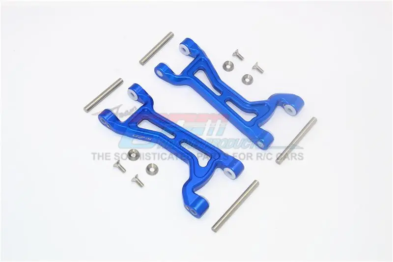 Aluminum Front Or Rear Upper Arms For Traxxas 1:10 Maxx 4Wd Monster Truck-89076-4 / 1:8 4Wd Maxx Slash 6S Brushless Short Course Truck-102076-4 Upgrades - Blue 1