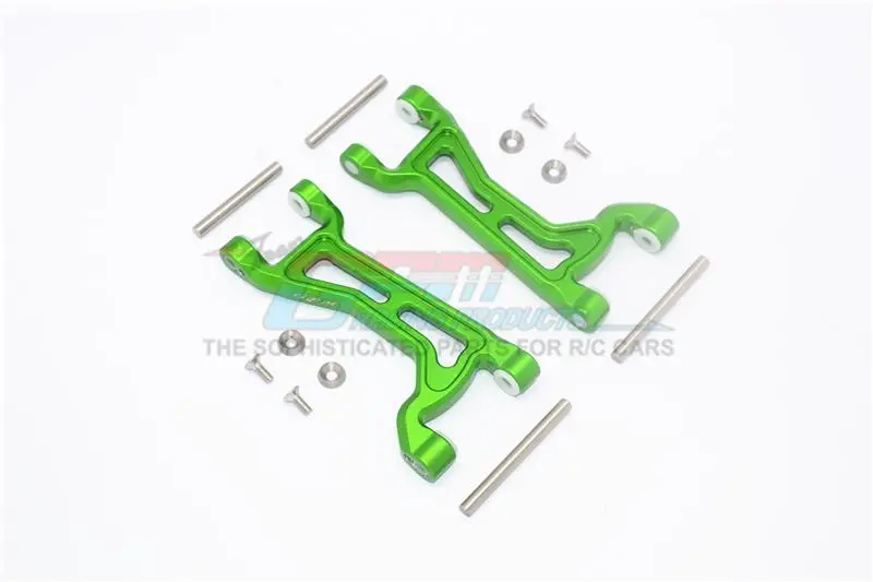Aluminum Front Or Rear Upper Arms For Traxxas 1:10 Maxx 4Wd Monster Truck-89076-4 / 1:8 4Wd Maxx Slash 6S Brushless Short Course Truck-102076-4 Upgrades - Green 1