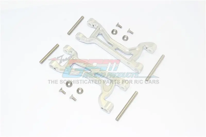 Aluminum Front Or Rear Upper Arms For Traxxas 1:10 Maxx 4Wd Monster Truck-89076-4 / 1:8 4Wd Maxx Slash 6S Brushless Short Course Truck-102076-4 Upgrades - Silver 1