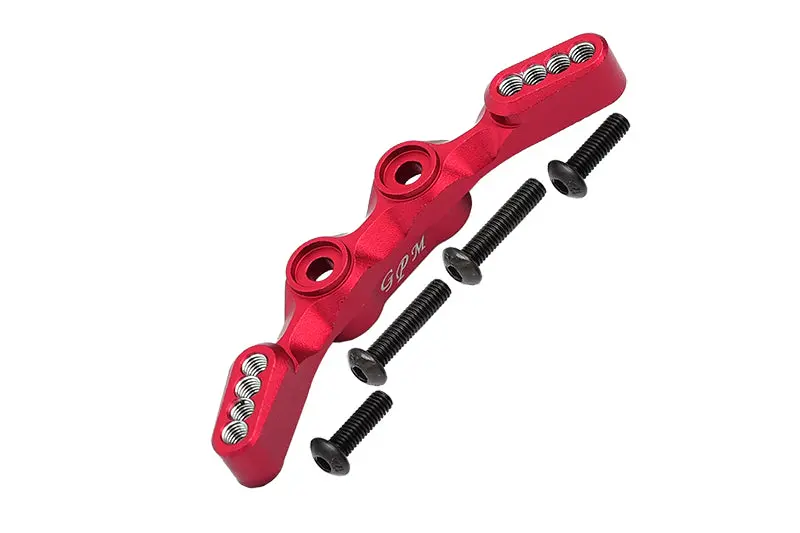 Aluminum Front Shock Tower For 1/10 Traxxas Ford Gt 4-Tec 2.0 83056-4 / 4-Tec 3.0 93054-4 - 1Pc Set Red 1