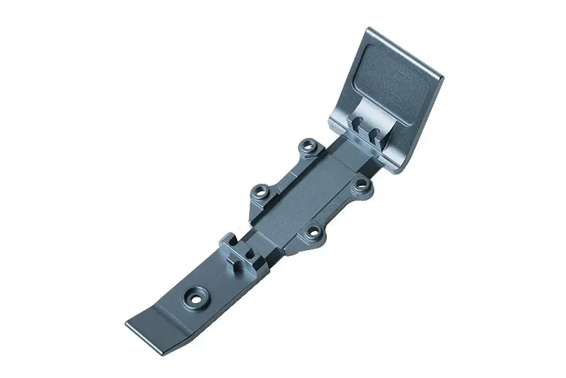Aluminum Front Skid Plate For Traxxas 1:16 Mini E-Revo / Mini Slash - 1Pc Gray Silver 1