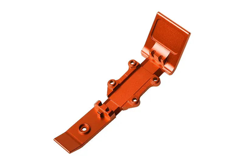 Aluminum Front Skid Plate For Traxxas 1:16 Mini E-Revo / Mini Slash - 1Pc Orange 1