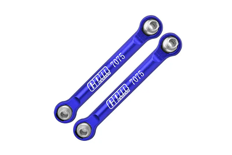 Aluminum Front Steering Links For Arrma 1/18 Granite Grom Mega 380 Brushed 4X4 Monster Truck Ara2102 - Blue 1