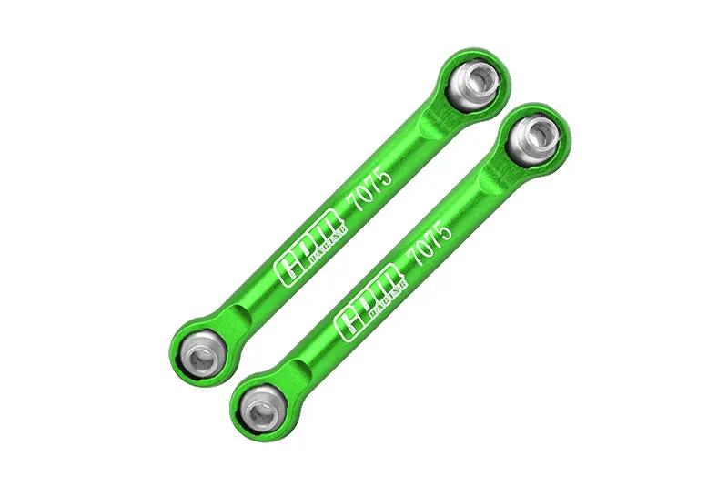 Aluminum Front Steering Links For Arrma 1/18 Granite Grom Mega 380 Brushed 4X4 Monster Truck Ara2102 - Green 1