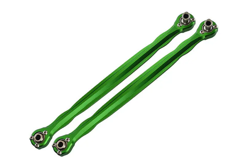Aluminum Front Steering Rod For Traxxas 1:5 X Maxx 6S / 8S - 2Pc Set Green 1