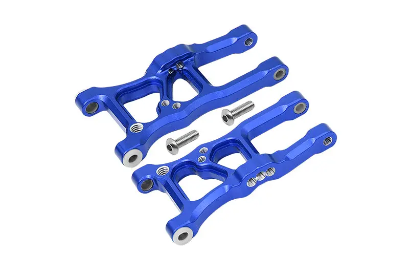 Aluminum Front Suspension Arms For 1/10 Traxxas Ford Gt 4-Tec 2.0 83056-4 / 4-Tec 3.0 93054-4 - 1Pr Set Blue 1