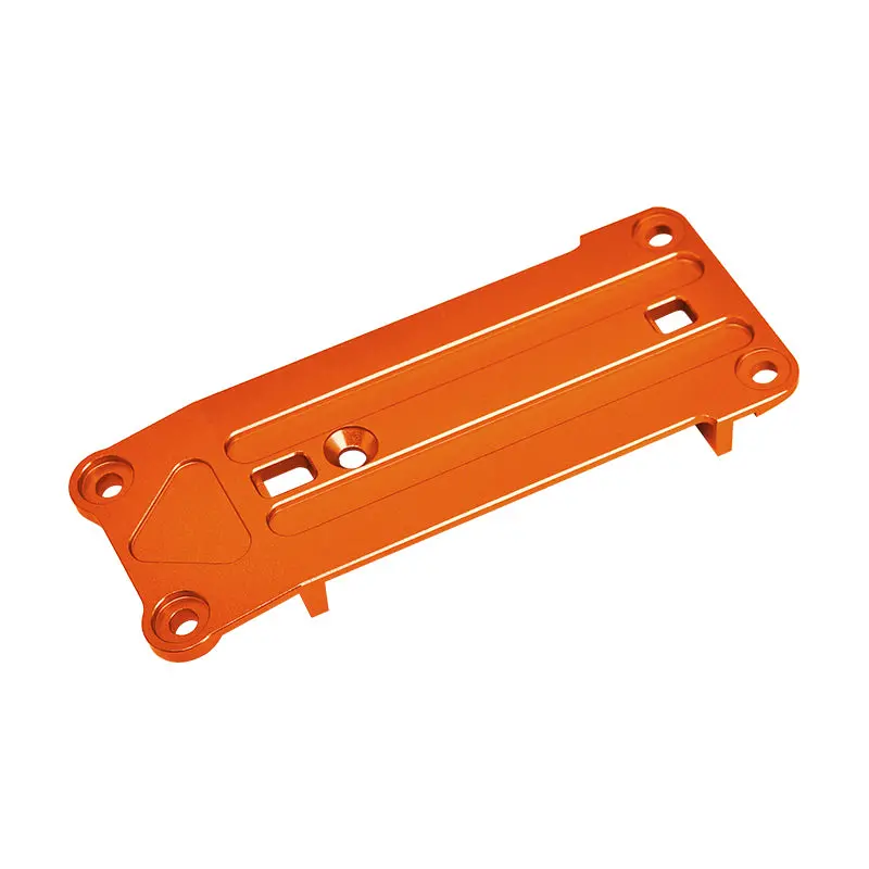 Aluminum Front Suspension Holder For Traxxas 1:5 X Maxx 6S / X Maxx 8S / Xrt 8S Monster Truck Upgrades - Orange 1