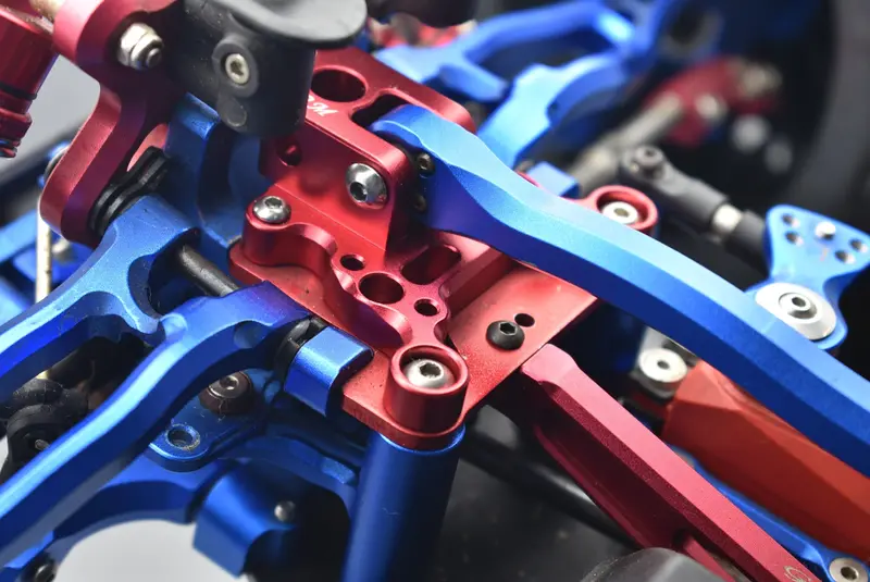 Aluminum Front Suspension Link Stabilizer For Arrma 1:8 Kraton / Notorious / Outcast / Electric Talion / Kraton 6S V5 / Notorious 6S V5 / 1:7 Infraction V2 / Infraction / Limitless / Fireteam - Silver 2