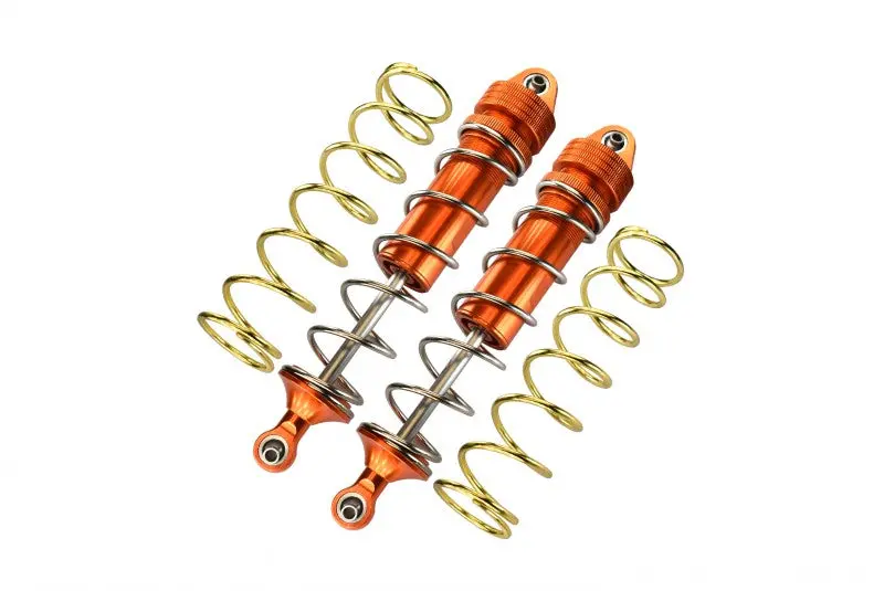 Aluminum Front Thickened Spring Dampers 177Mm For Arrma 1:5 Kraton 8S Blx-Ara110002 / Kraton Exb Roller-Ara5208 - 2Pc Set Orange 1