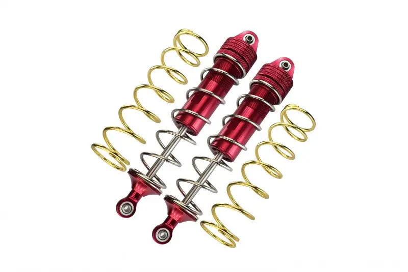 Aluminum Front Thickened Spring Dampers 177Mm For Arrma 1:5 Kraton 8S Blx-Ara110002 / Kraton Exb Roller-Ara5208 - 2Pc Set Red 1
