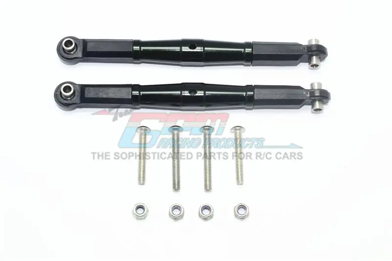 Aluminum Front Turnbuckle For Steering For Losi 1:6 4Wd Super Baja Rey Los05013 / Super Baja Rey 2.0 Los05021 Upgrades - Black 1