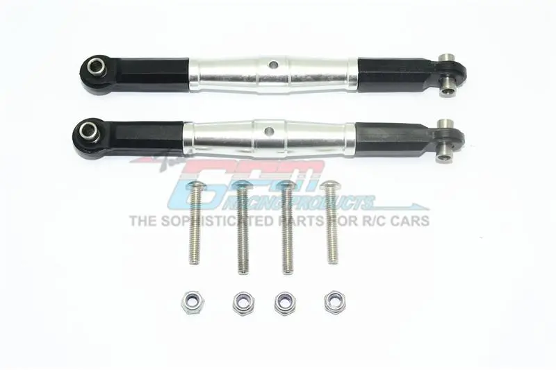 Aluminum Front Turnbuckle For Steering For Losi 1:6 4Wd Super Baja Rey Los05013 / Super Baja Rey 2.0 Los05021 Upgrades - Silver 1