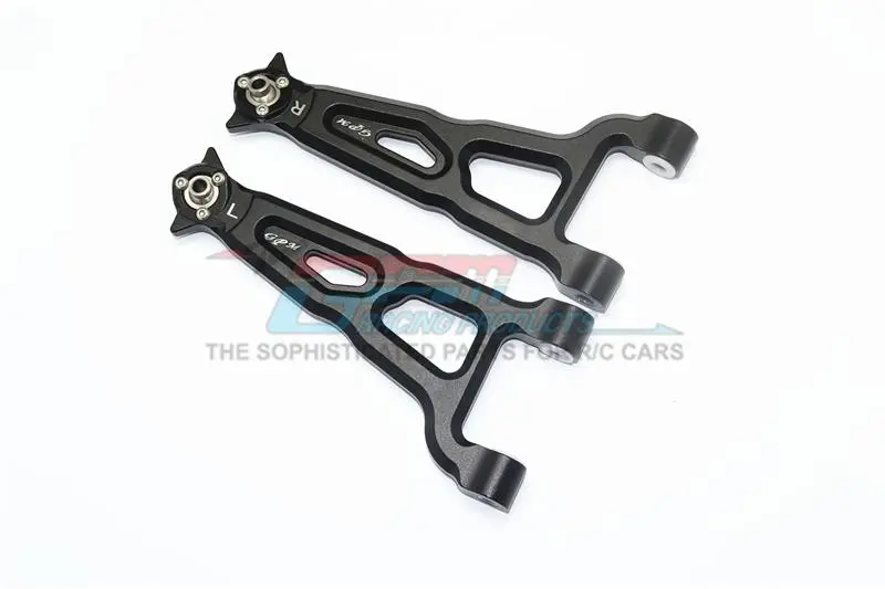 Aluminum Front Upper Suspension Arm For Losi 1:6 4Wd Super Baja Rey Los05013 / Super Baja Rey 2.0 Los05021 Upgrades - Black 1
