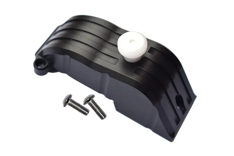 Aluminum Gear Cover For Traxxas 1:5 X Maxx 6S / X Maxx 8S / Xrt 8S Monster Truck Upgrades - 1Pc Set Black 1