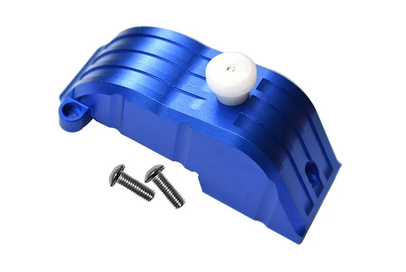 Aluminum Gear Cover For Traxxas 1:5 X Maxx 6S / X Maxx 8S / Xrt 8S Monster Truck Upgrades - 1Pc Set Blue 1