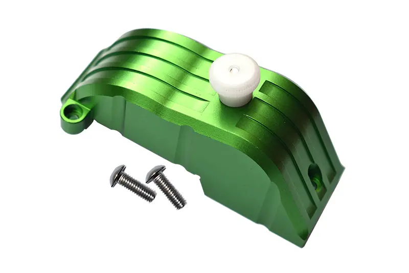 Aluminum Gear Cover For Traxxas 1:5 X Maxx 6S / X Maxx 8S / Xrt 8S Monster Truck Upgrades - 1Pc Set Green 1