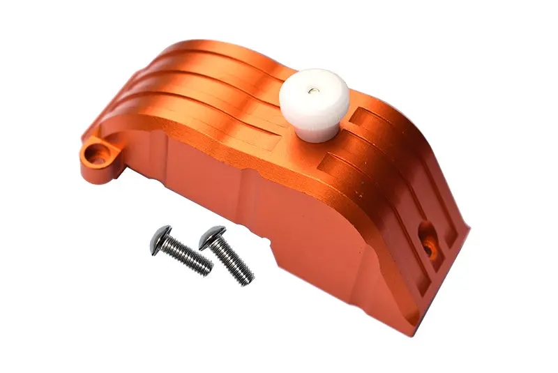 Aluminum Gear Cover For Traxxas 1:5 X Maxx 6S / X Maxx 8S / Xrt 8S Monster Truck Upgrades - 1Pc Set Orange 1