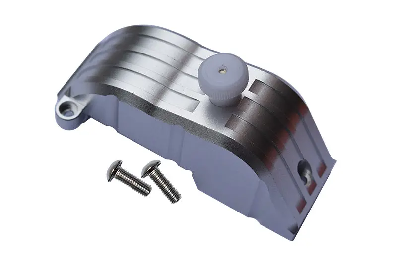 Aluminum Gear Cover For Traxxas 1:5 X Maxx 6S / X Maxx 8S / Xrt 8S Monster Truck Upgrades - 1Pc Set Silver 1