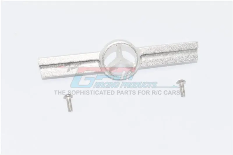 Aluminum Grille For Traxxas Trx-6 Mercedes-Benz G63 (88096-4) - 1Pc Set Silver 1