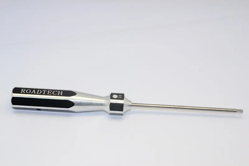 Aluminum Hex Screw Driver Of Hexagonal Handle Design With 2.5Mm Steel Long Pin - 1Pc Black 1