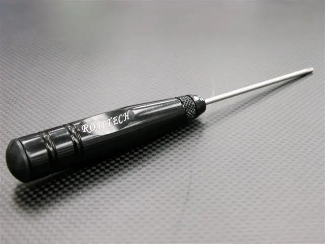 Aluminum Hex Screw Driver Of New Handle Design With 2.5Mm Steel Long Pin - 1Pc Black 1