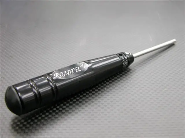 Aluminum Hex Screw Driver Of New Handle Design With 3.0Mm Steel Pin - 1Pc Black 1
