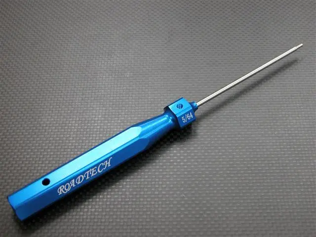 Aluminum Hex Screw Driver With 5/64 Steel Long Pin - 1Pc Blue 1