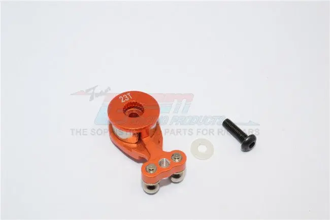 Aluminum Hi-Torque Servo Saver For 23T Spline Output Shaft - 1Pc Orange 1