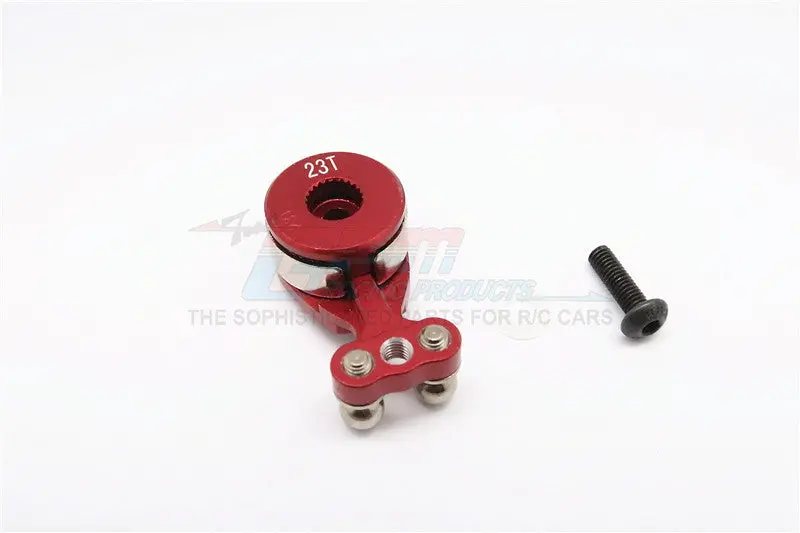 Aluminum Hi-Torque Servo Saver For 23T Spline Output Shaft - 1Pc Red 1