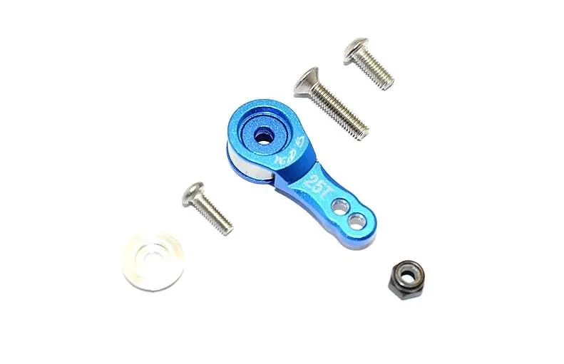 Aluminum Hi-Torque Servo Saver For 25T Spline Output Shaft - 1Pc Set Blue 1