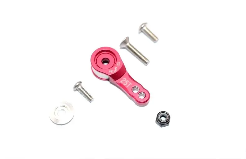 Aluminum Hi-Torque Servo Saver For 25T Spline Output Shaft - 1Pc Set Red 1
