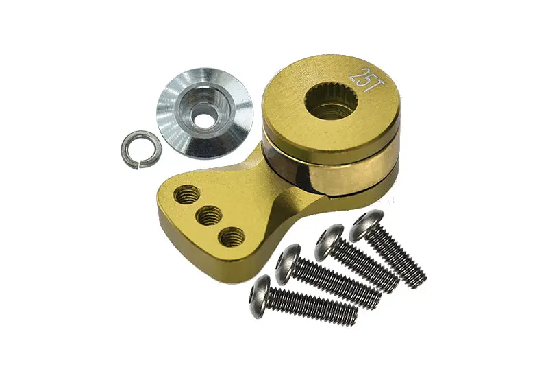 Aluminum Hi-Torque Servo Saver For 25T Spline Output Shaft (M) - 1Pc Brown 1
